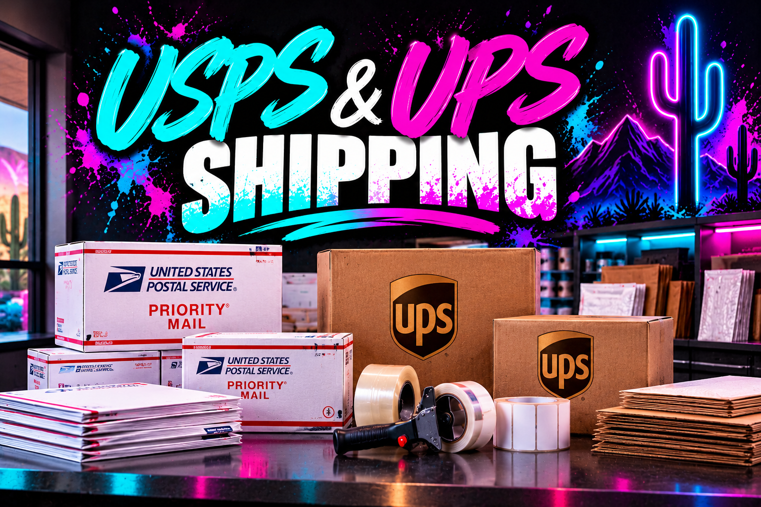 USPS and UPS Shipping